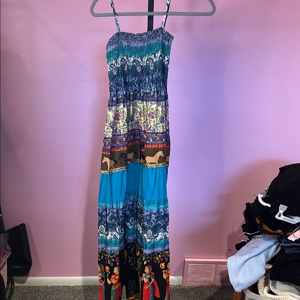 Pretty Angel Multicolor Maxi Dress